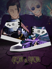 Gojo and Geto V.1 Custom High-Top Sneakers