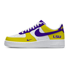 LSU College Custom Air-Style Sneakers