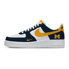 Michigan College Custom Air-Style Sneakers