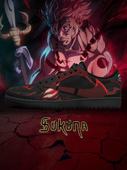 Ryomen Sukuna True Form V.1 Custom TS Low Sneakers