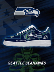 Seattle Football V.2 Custom Air-Style Sneakers