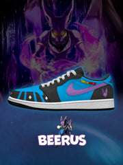 Beerus V.1 Custom Low-Top Court Sneakers