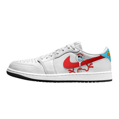 Forky and Knifey V.1 Custom Low-Top Court Sneakers
