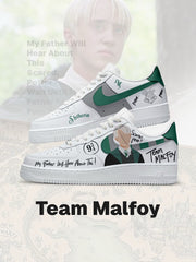 Team Malfoy V.1 Custom Air-Style Sneakers