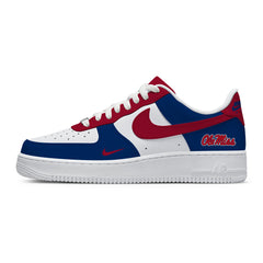 Ole Miss College Custom Air-Style Sneakers
