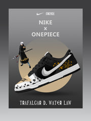 Trafalgar D. Water Law V.1 Custom Court-Low Sneakers