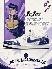 Josuke Higashikata V.2 Custom Low-Top Court Sneakers