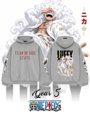 Luffy Gear 5 V.2 Custom Ess. Hoodie