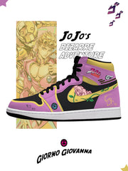 Giorno Giovanna V.1 Custom High-Top Sneakers
