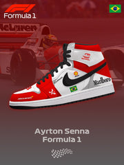 Senna F.1 V.1 Custom High-Top Sneakers