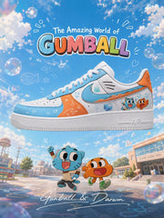 Gumball and Darwin V.4 Custom Air-Style Sneakers