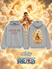 Luffy Gear 5 V.4 Custom Ess. Hoodie