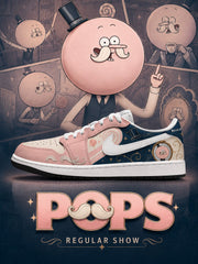 Pops Maellard V.1 Custom Low-Top Court Sneakers