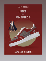 Akagami Shanks Custom Sneakers
