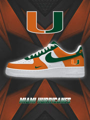 Miami College Custom Air-Style Sneakers
