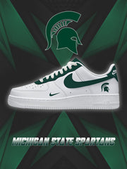 Michigan State College Custom Air-Style Sneakers