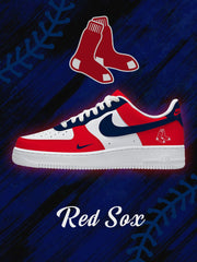Boston Baseball Custom Air-Style Sneakers