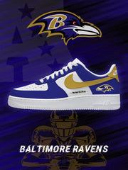 Baltimore Football Custom Air-Style Sneakers