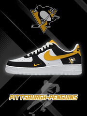 Pittsburgh Hockey V.1 Custom Air-Style Sneakers