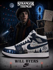 Will Byers V.1 Custom High-Top Sneakers