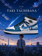 Taki Tachibana V.3 Custom High-Top Sneakers