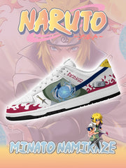 Fourth Hokage Minato Namikaze V.1 Custom Court-Low Sneakers