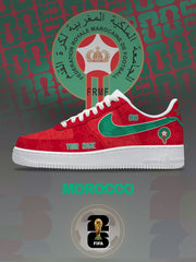 World Cup 2026 Morocco V.1 Custom Air-Style Sneakers