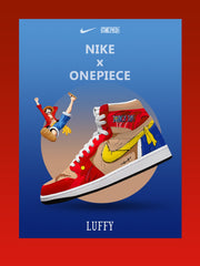 Monkey D. Luffy V.7 Custom High-Top Sneakers
