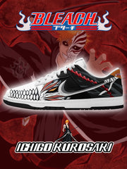 Ichigo Kurosaki V.1 Custom Court-Low Sneakers