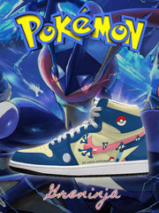 Greninja V.1 Custom High-Top Sneakers