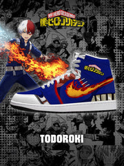 Shoto Todoroki V.2 Custom High-Top Sneakers