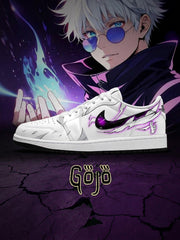 Satoru Gojo V.6 Custom Low-Top Court Sneakers