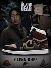Glenn Rhee V.1 Custom High-Top Sneakers