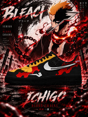Ichigo Kurosaki V.3 Custom Air-Style Sneakers