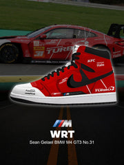 WRT Sean Gelael M4 GT3 No.31 V.1 Custom High-Top Sneakers