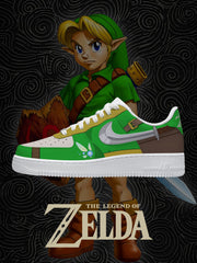 Link-Green Tunic V.1 Custom Sneakers