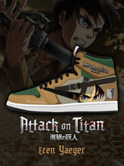 Eren Yeager V.1 Custom TS High Sneakers