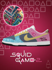 Crazy Stairs V.1 Custom Court-Low Sneakers