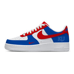 Kansas College Custom Air-Style Sneakers