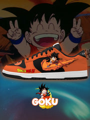 Son Goku V.4 Custom Court-Low Sneakers