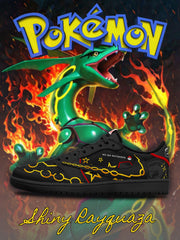 Shiny Rayquaza V.1 Custom TS Low Sneakers