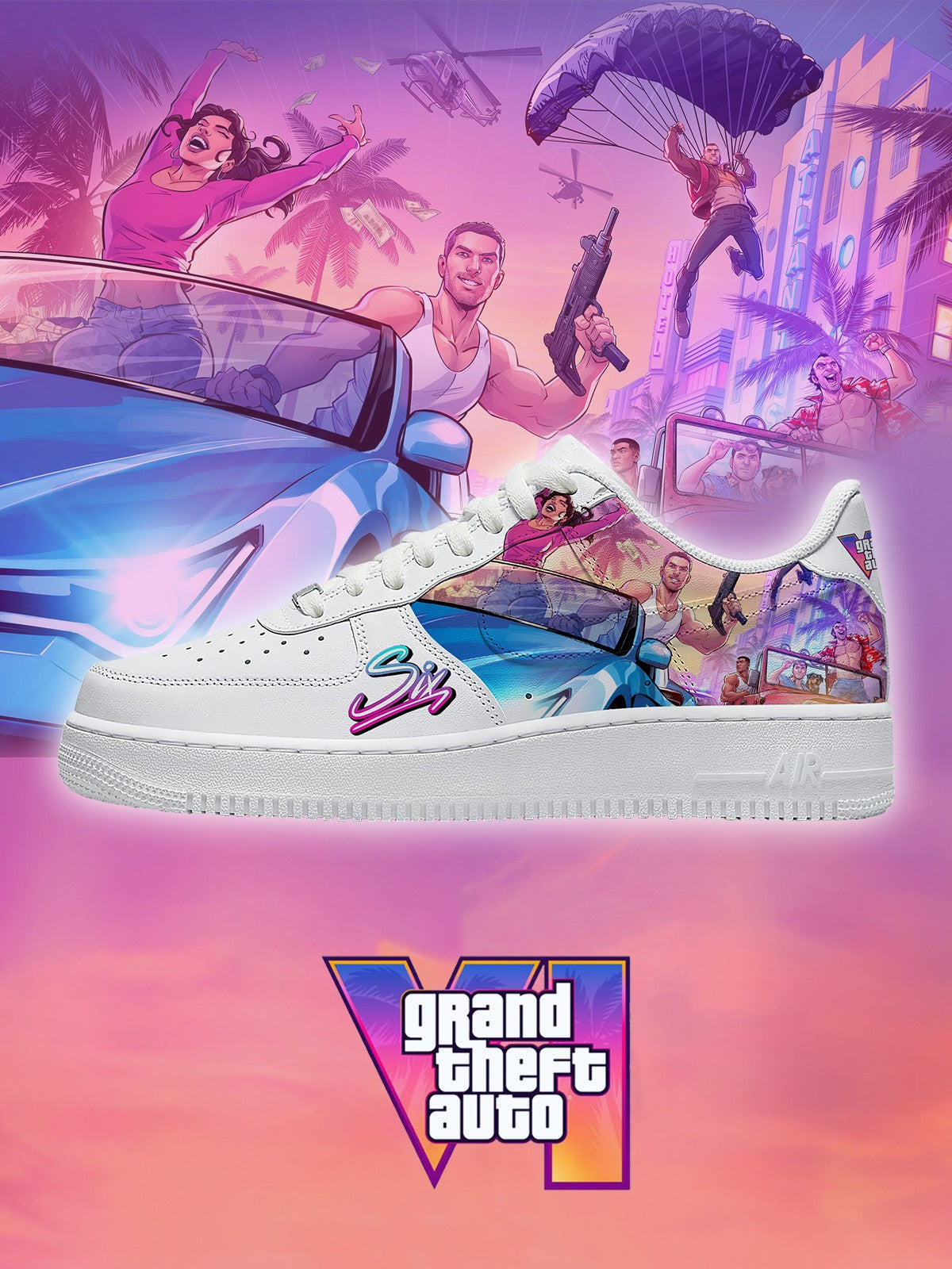 GTA VI V.6 Benutzerdefinierte Sneaker