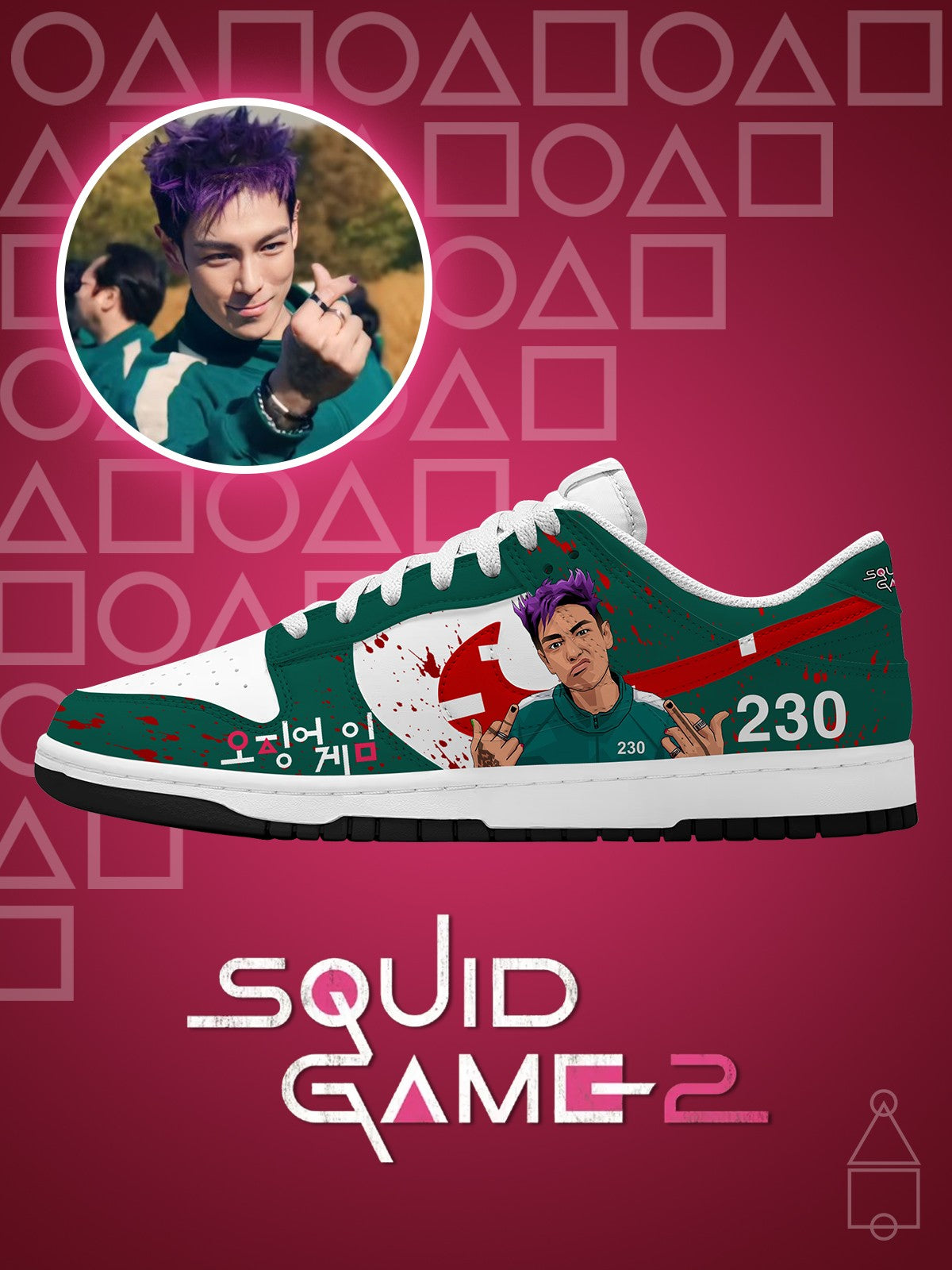 Thanos V.1 Custom Court-Low Sneakers