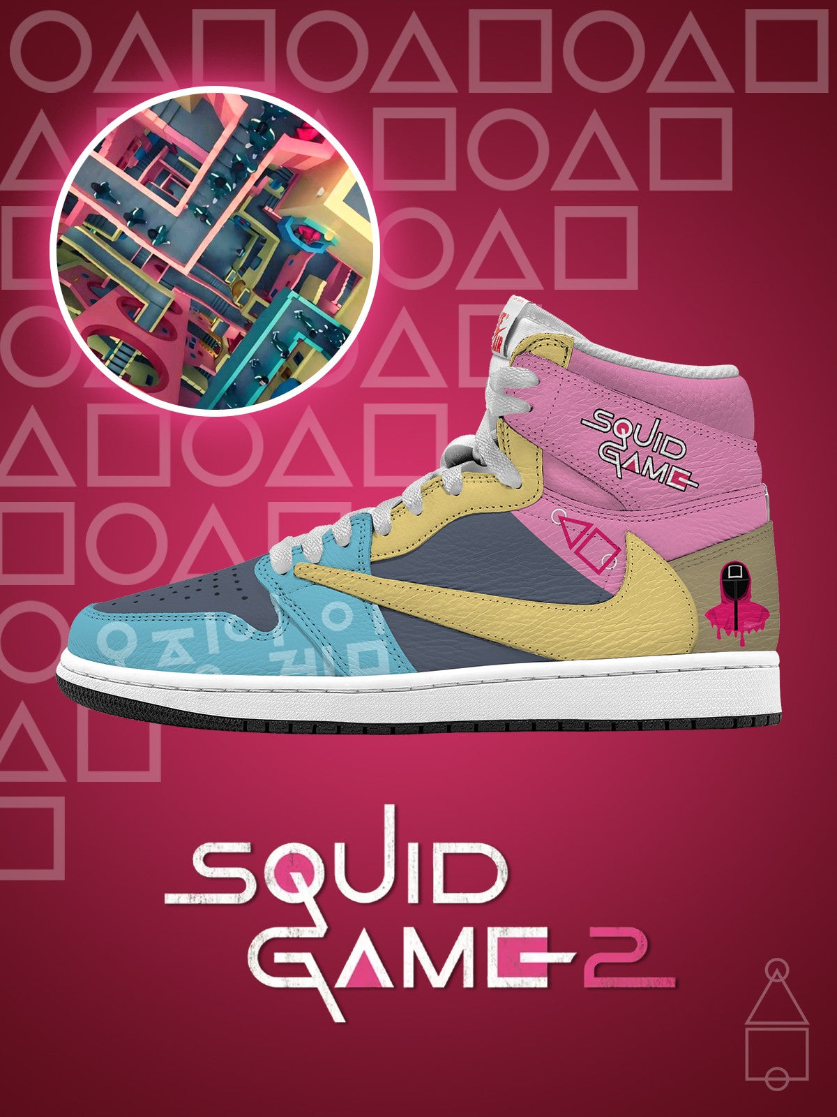 Crazy Stairs V.1 Custom TS High Sneakers