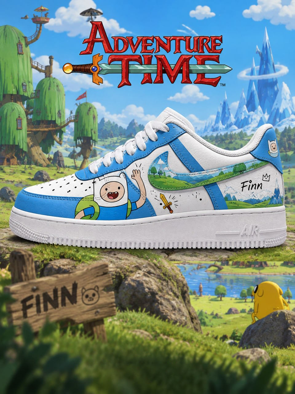 Finn V.3 Custom Air-Style Sneakers