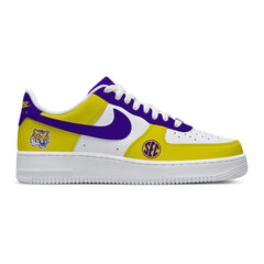 LSU College Custom Air-Style Sneakers