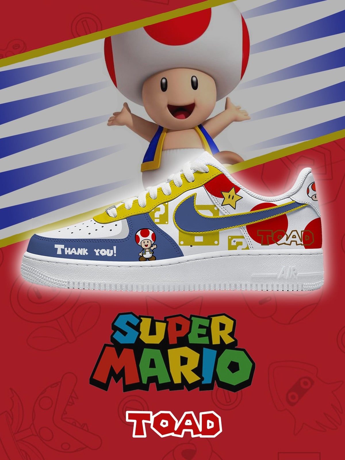 Toad V.1 Custom Sneakers