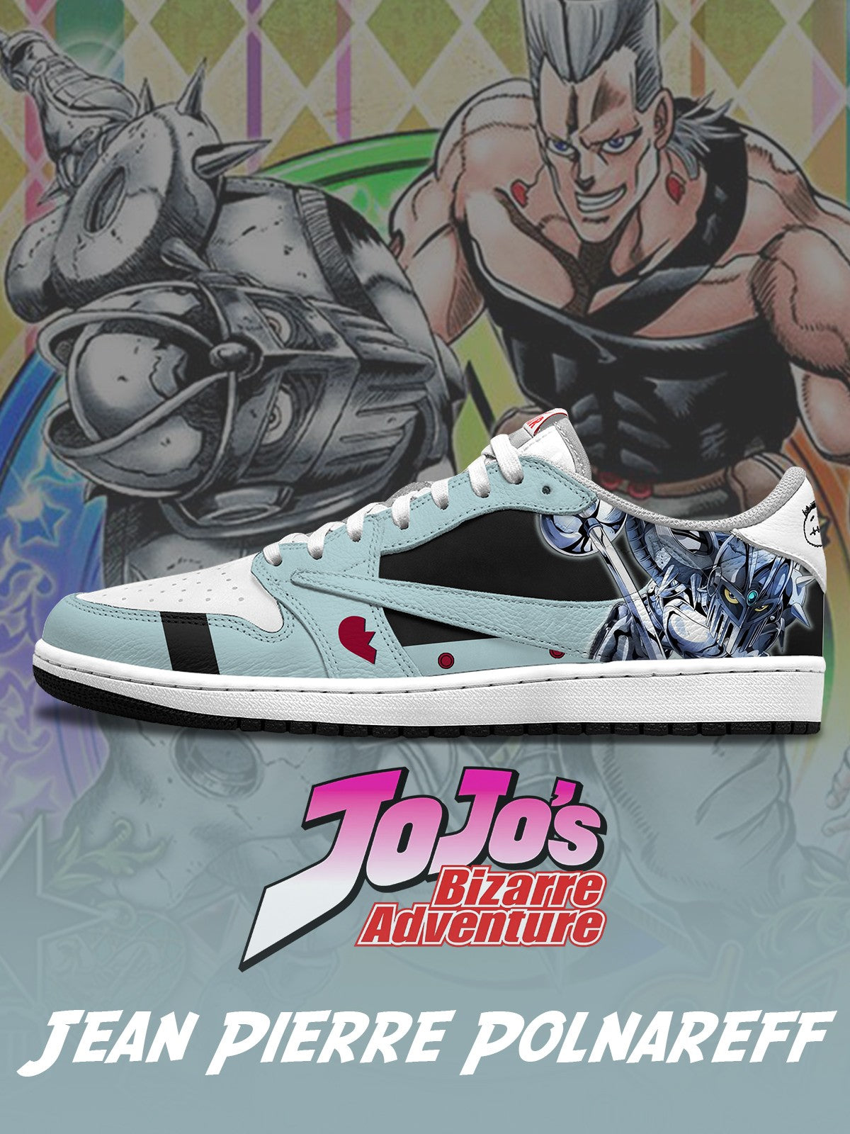 Jean Pierre Polnareff V.2 Custom TS Low Sneakers