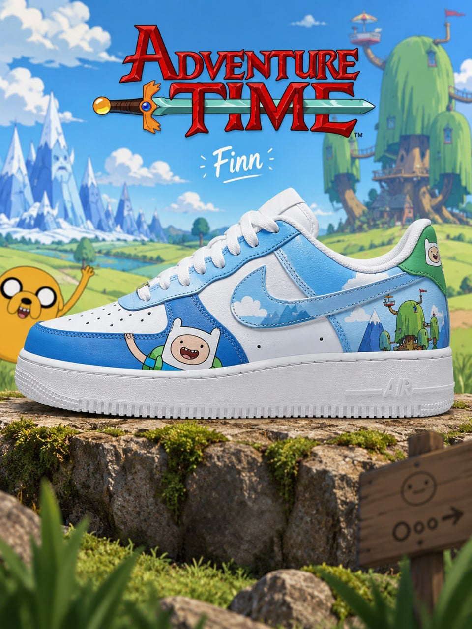 Finn V.4 Custom Air-Style Sneakers