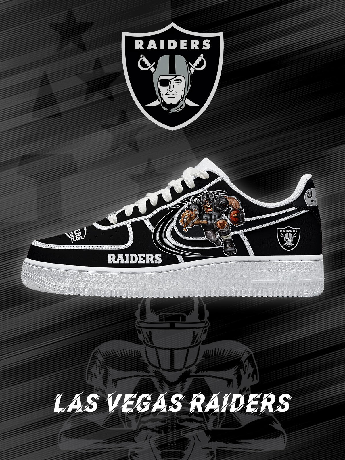 Las Vegas Football V.2 Custom Air-Style Sneakers